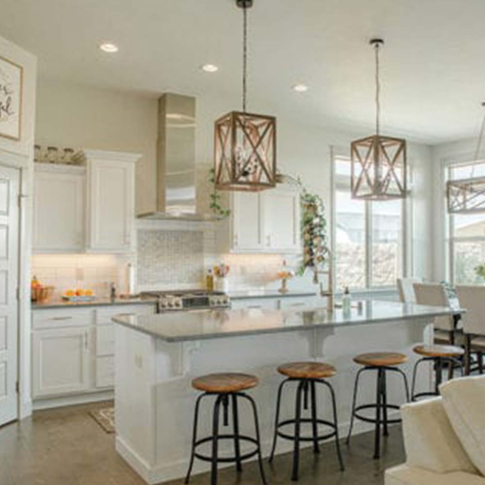 Modern, accessible kitchen at Cherry Creek AFH in Kennewick, offering 24-hour family-style care.